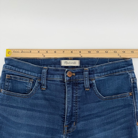Madewell Roadtripper High Rise Skinny Jeans Dark Wash Size 29 - Picture 4 of 10